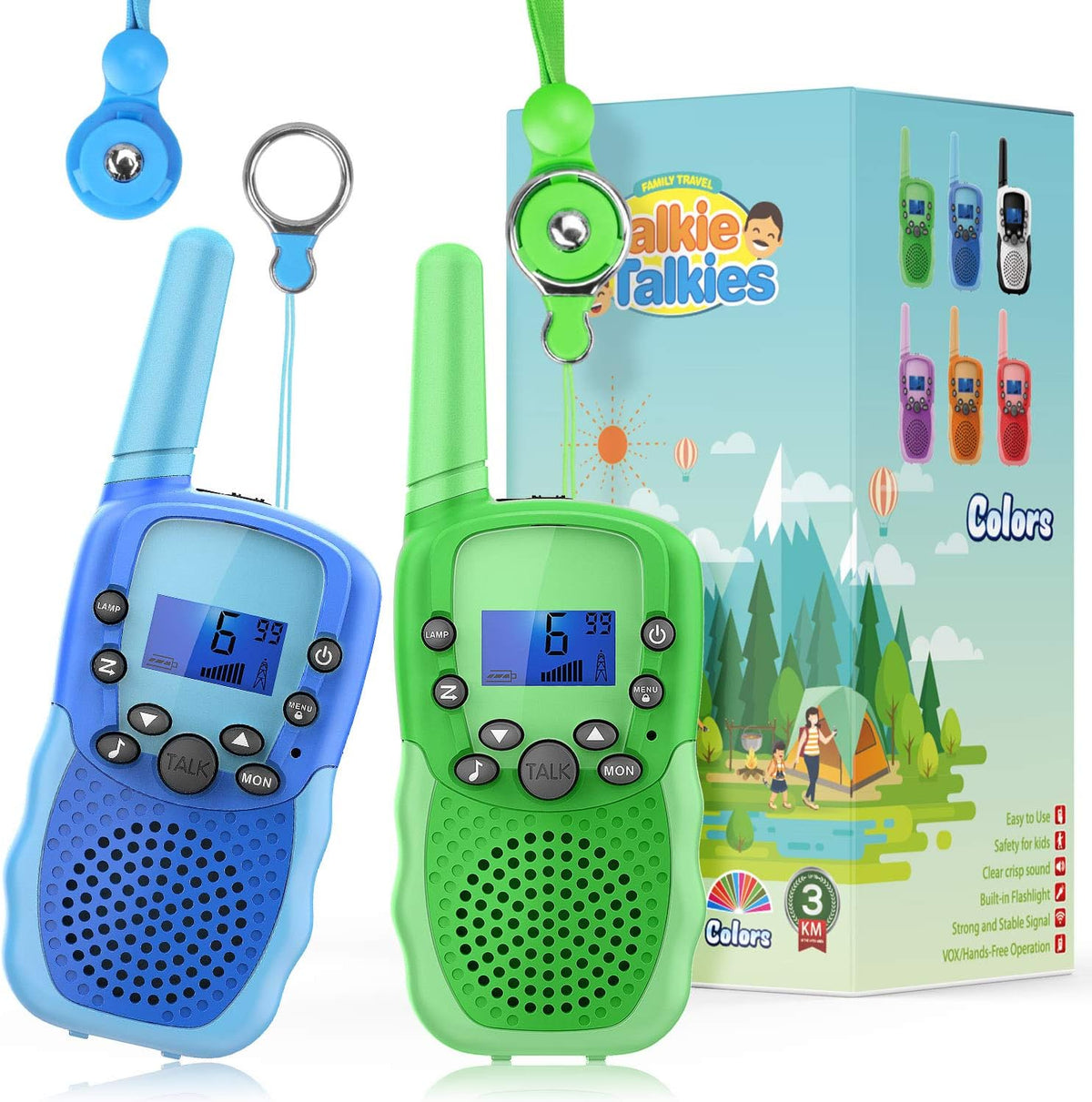 4 Pack Walkie Talkies for Kids I2986