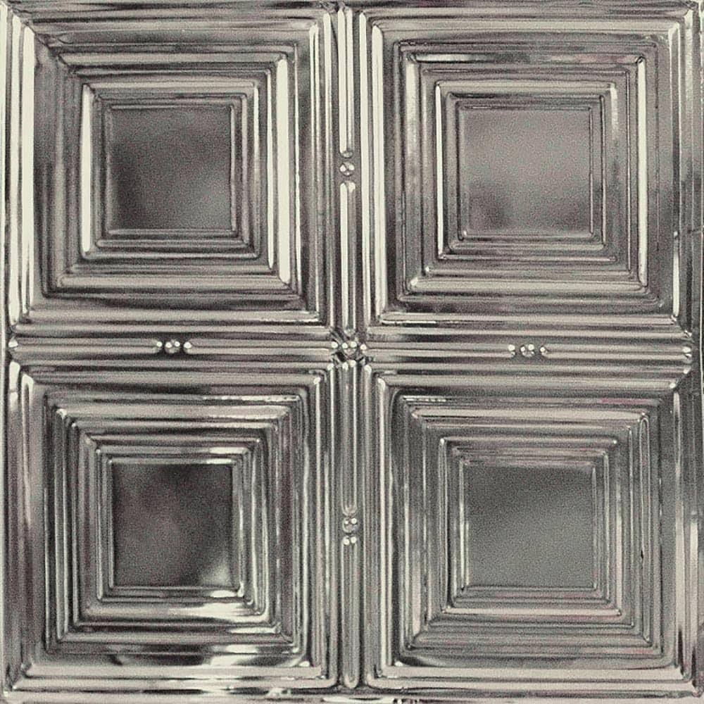 24-in x 24-in 5-Pack Metal Surface-Mount Panel Ceiling Tiles A611