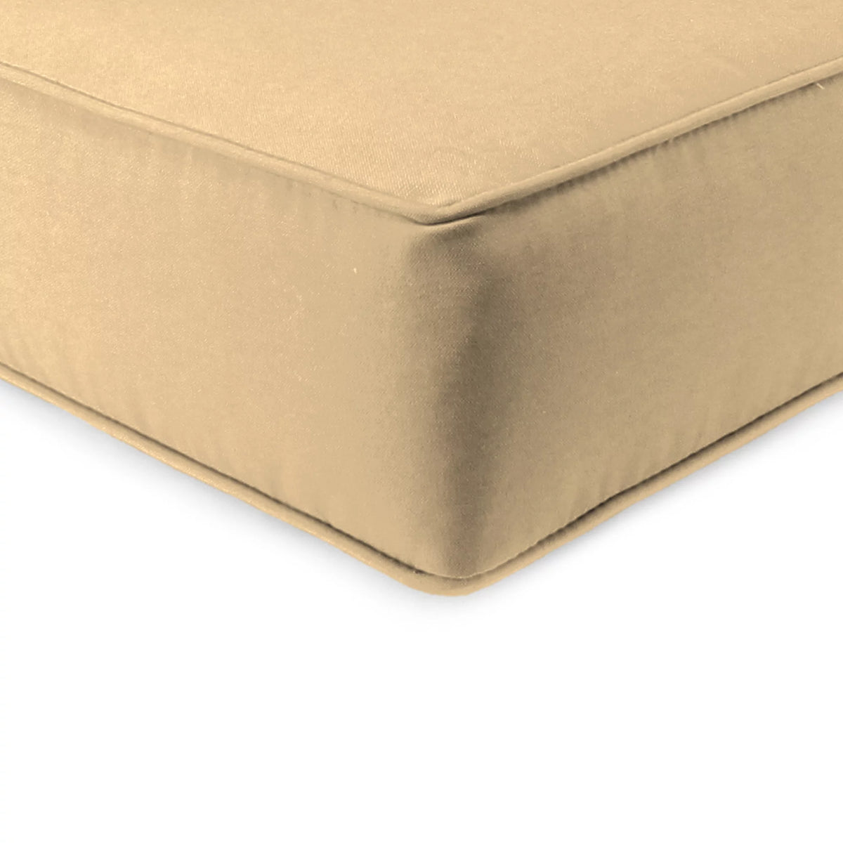 Antique Beige Square Outdoor Deep Seating Cushion and Back Cushion 2-Piece Set D35437