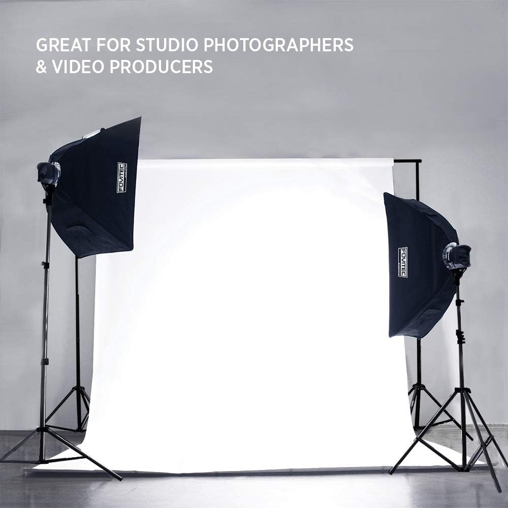 10'x12' Studio Lighting Kit with 3 Softbox Lights and Carrying Case I382654