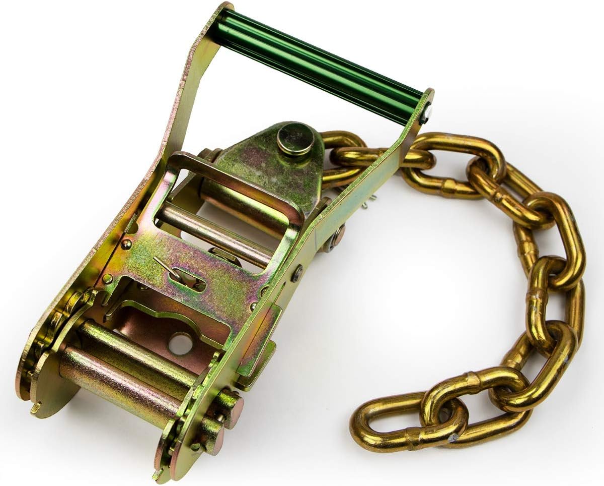 Ratchet Buckle 4 Pack 2 Inch Wide with Chain Tail Z7527