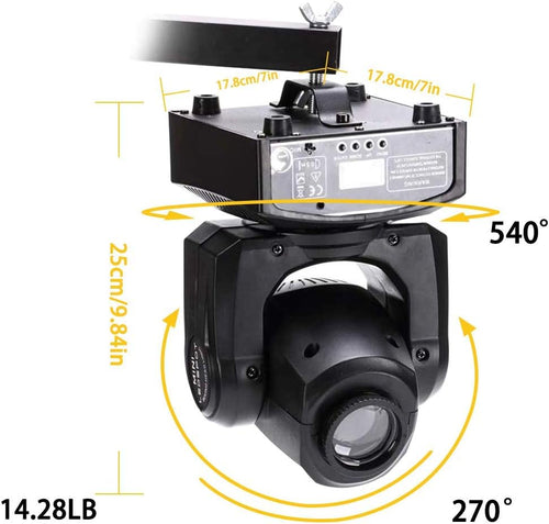2PCS Stage Lights Moving Head Lights 8 Gobos 8 Colors DMX 512 C88931