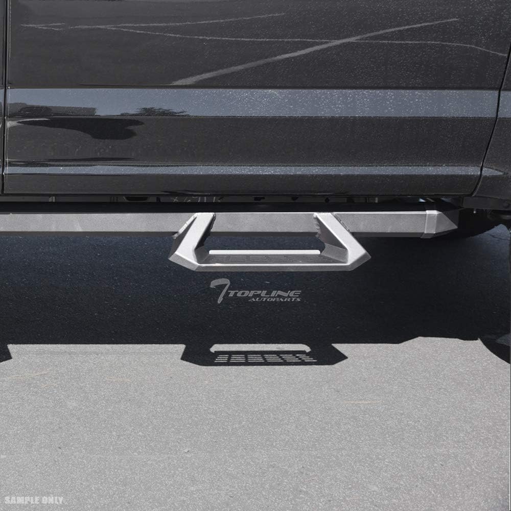 Matte Black Aluminum Drop Step Side Nerf Bars Running Boards E763920