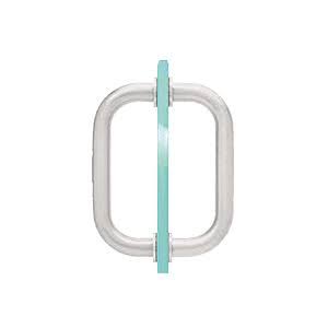 Satin Chrome 6 inch Tubular Shower Door Pull Handles F5405