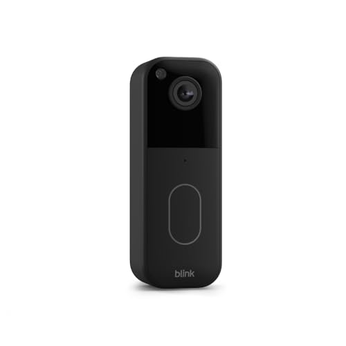 Black Video Doorbell with Sync Module Core D3274
