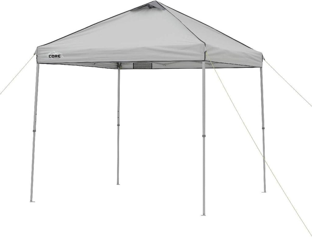 Gray 8 ft x 8 ft Straight Leg Canopy Tent with Carry Bag H918852