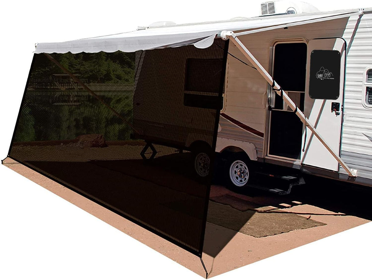 RV Awning Shade Screen Kit 8'x15'3 Pack of 2 K914