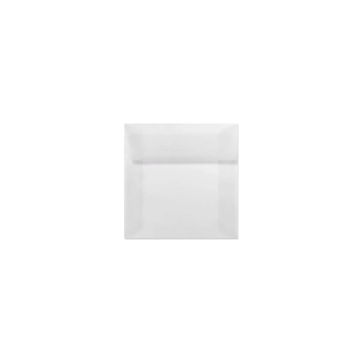 Clear Translucent Square Envelopes 50 Qty E7640