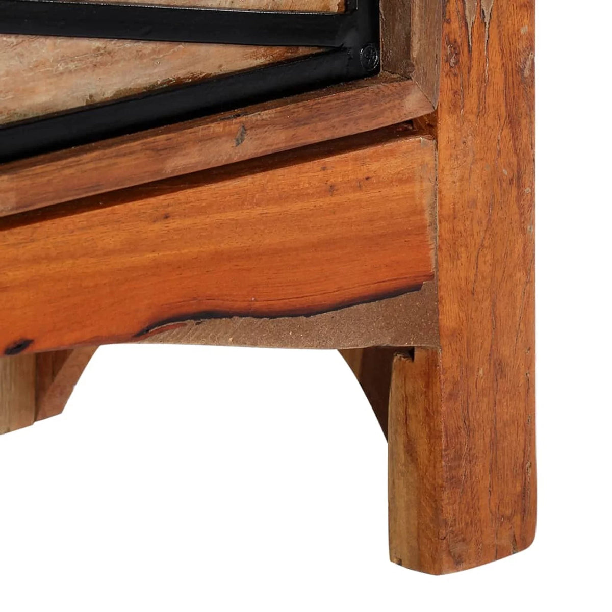 Reclaimed Wood TV Cabinet with 2 Storage Drawers C829
