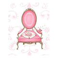 Pink Canvas Art Chair R232418