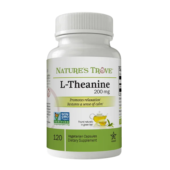 L-Theanine 200mg 120 Vegetarian Capsules Y15415