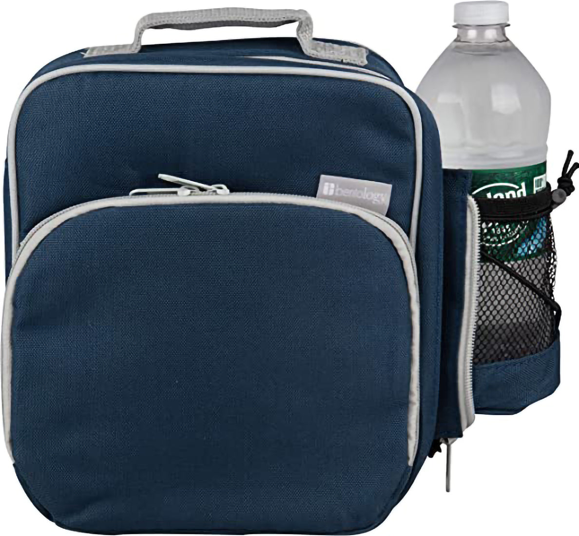 (2 pack) Insulated Lunch Box Tote with Snack Pocket and Water Bottle Holder X503