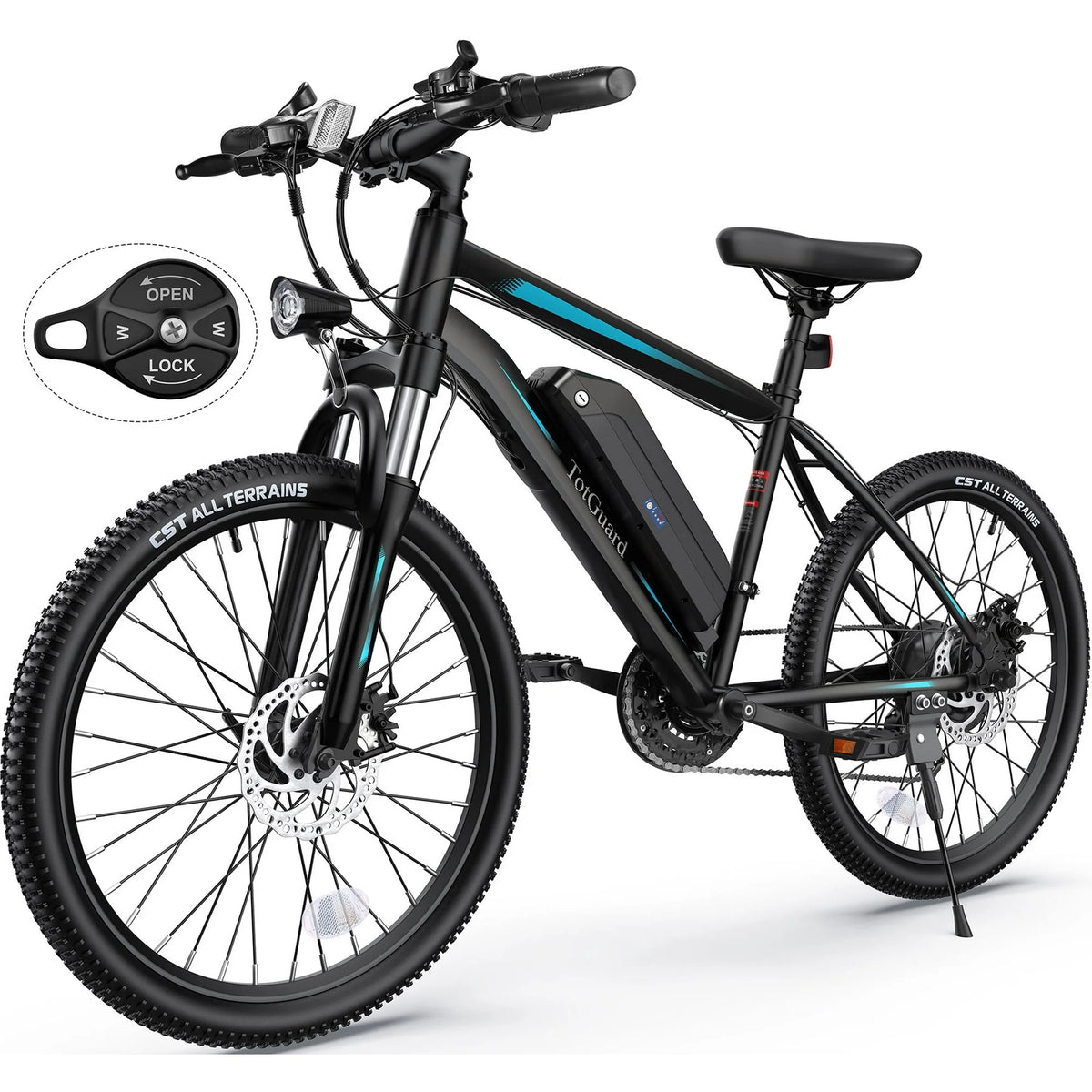Electric Bike 26 350W 36V 374.4WH Shimano 21 Speed P730