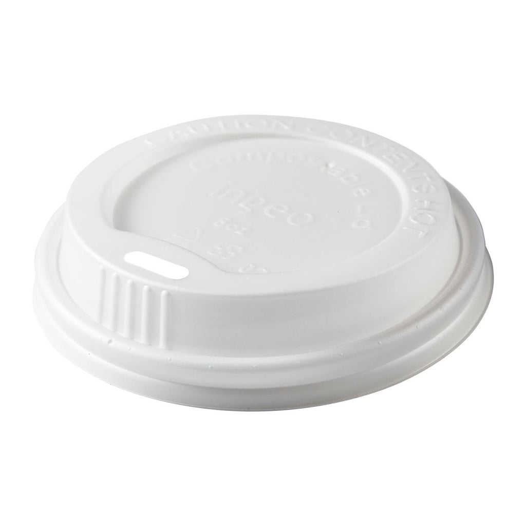 8 oz. CPLA Hot Cup Lids, Case of 1,000 G66303