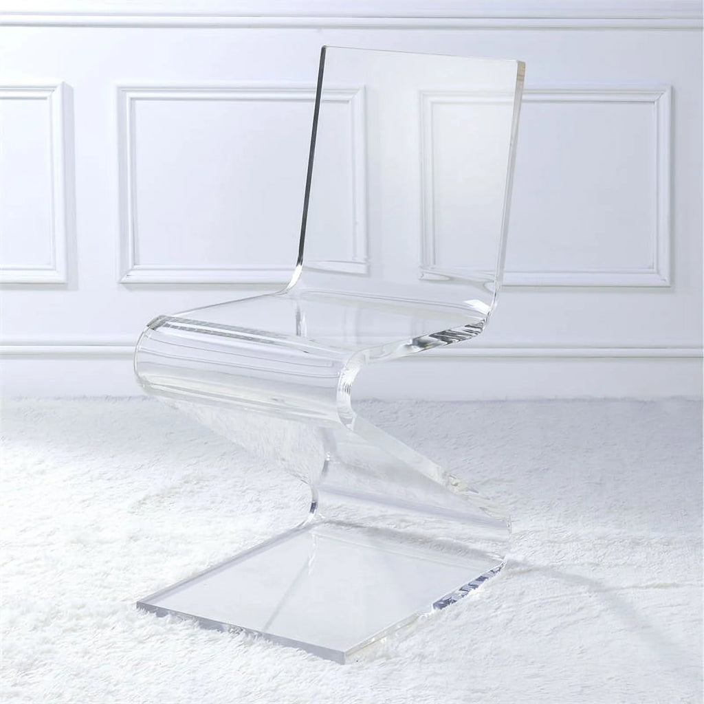 Modern Acrylic Plastic Accent Chair U90590