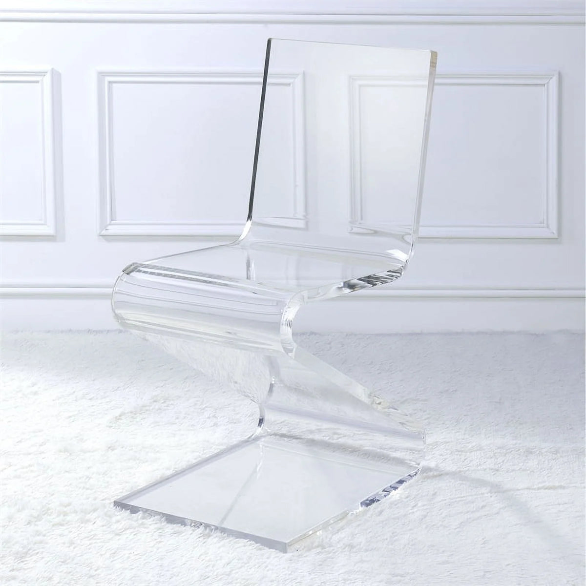 Modern Acrylic Plastic Accent Chair U90590