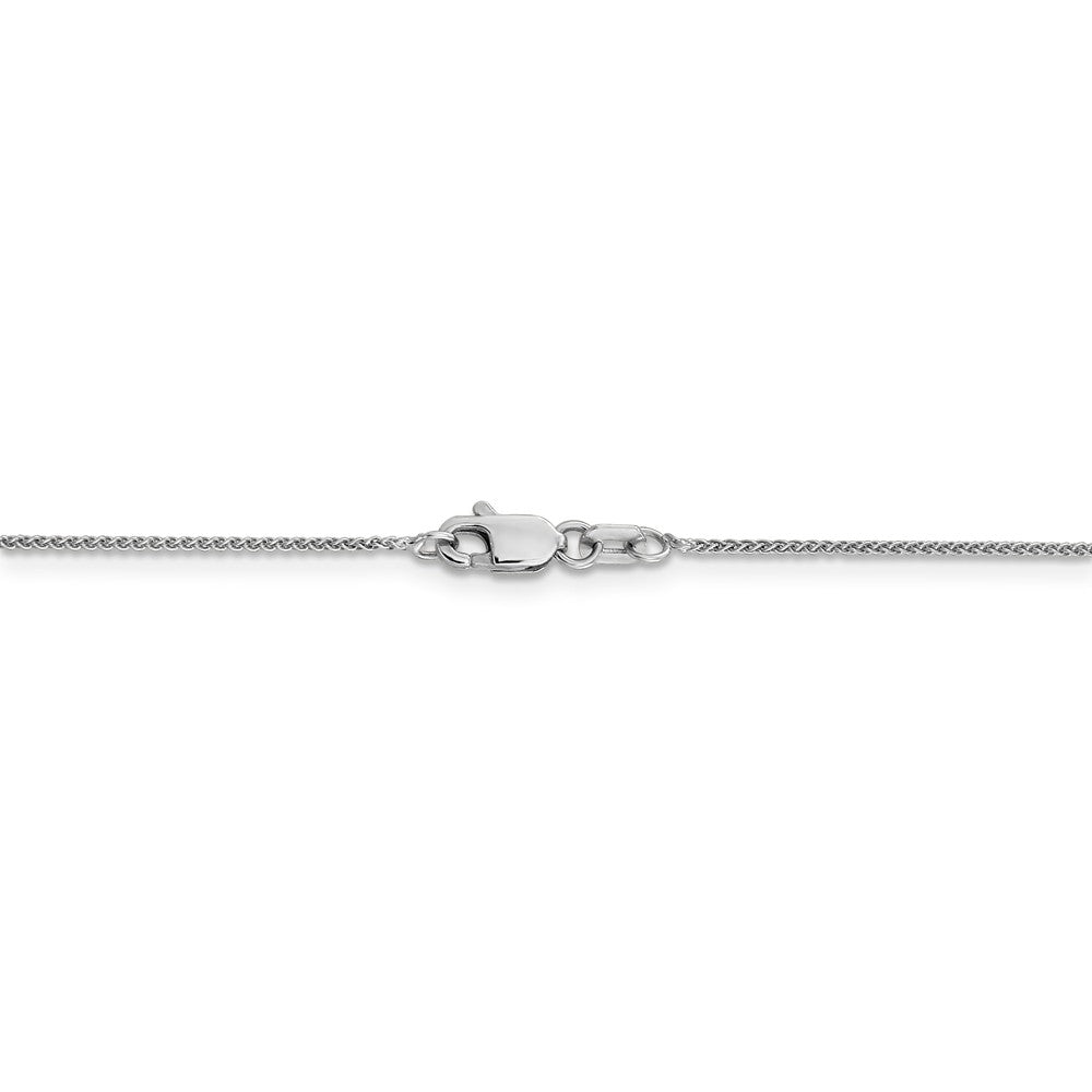 14K White Gold .8mm Baby Wheat Chain T87595