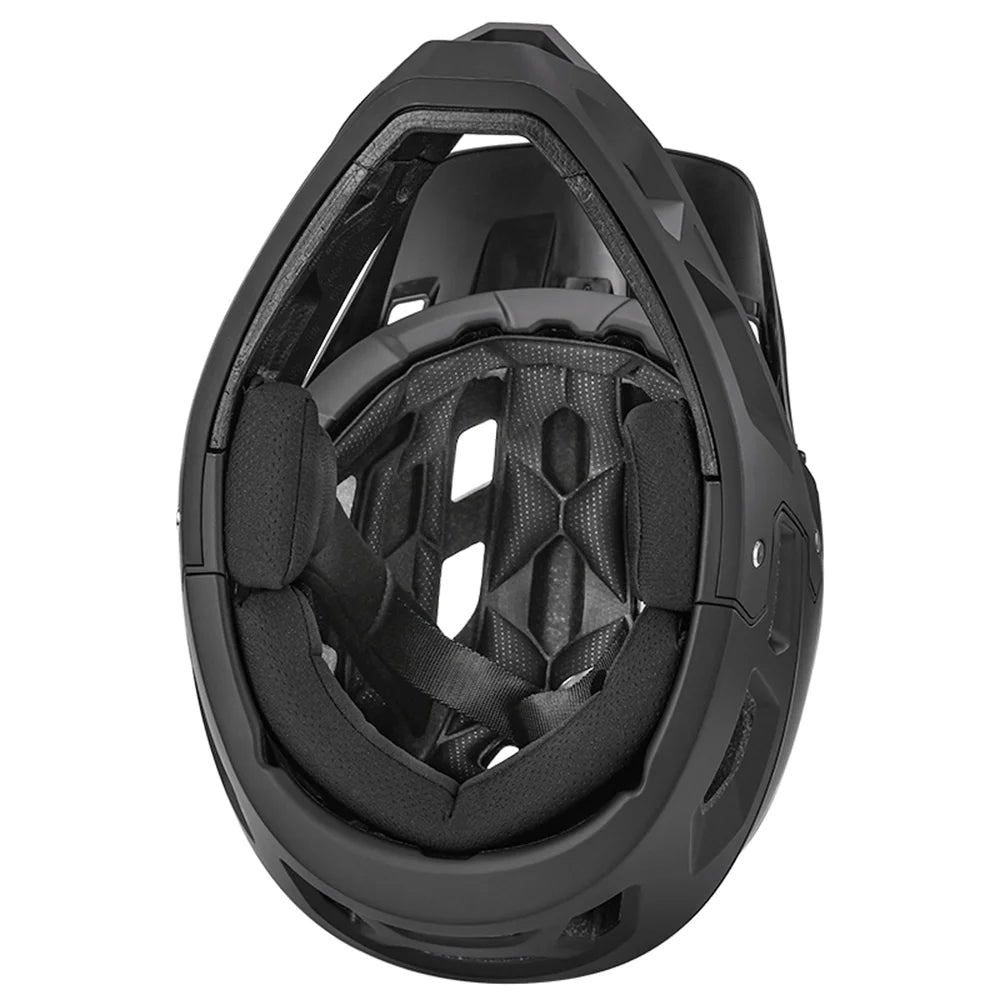 Full Face MTB Helmet with Visor, 59 61cm Head Circumference A530