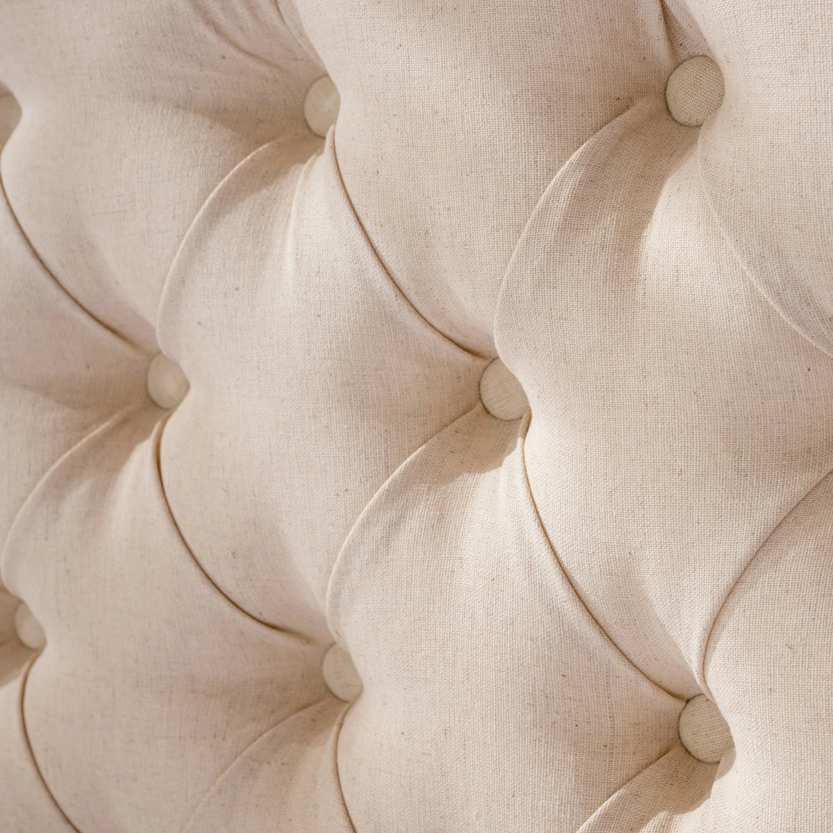 Beige Fabric Queen Full Headboard T53678