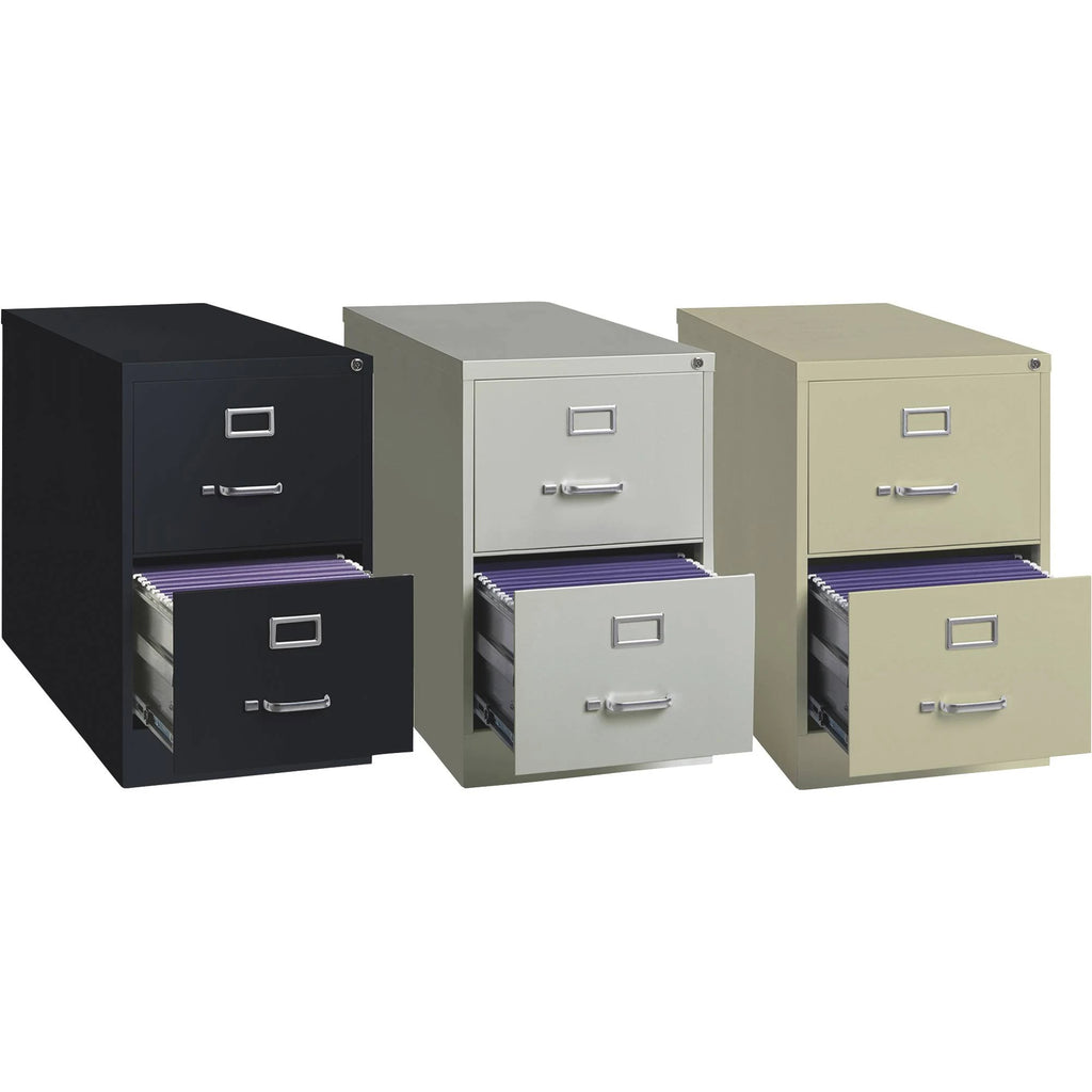 26.5-in Deep 2 Drawer Vertical File Cabinet Light Gray Q3775