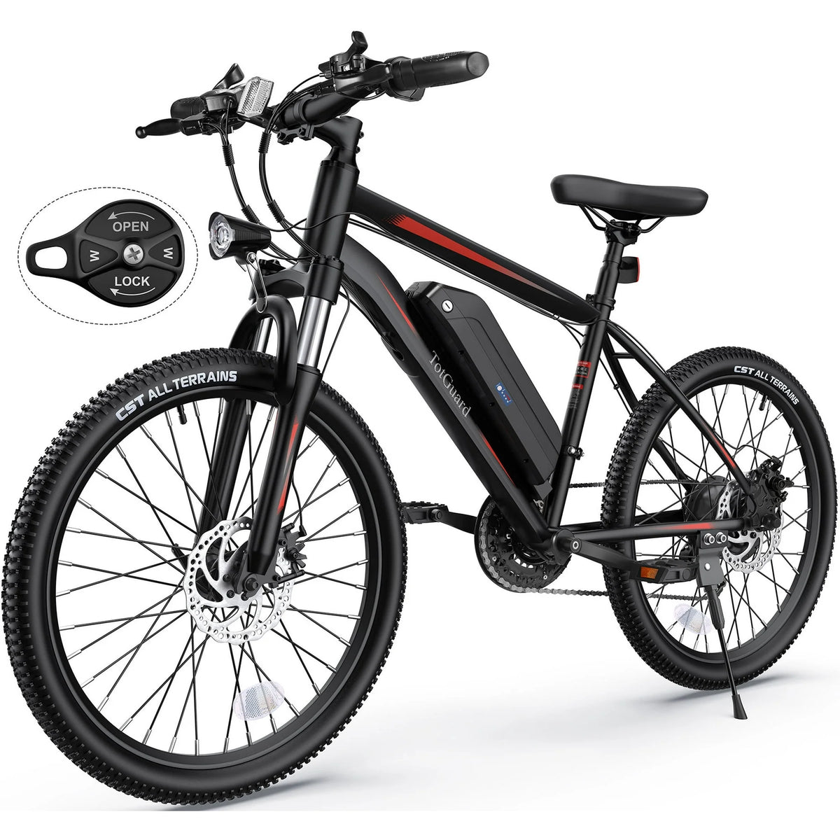 Electric Bike 26 350W 36V 374.4WH Shimano 21 Speed P730