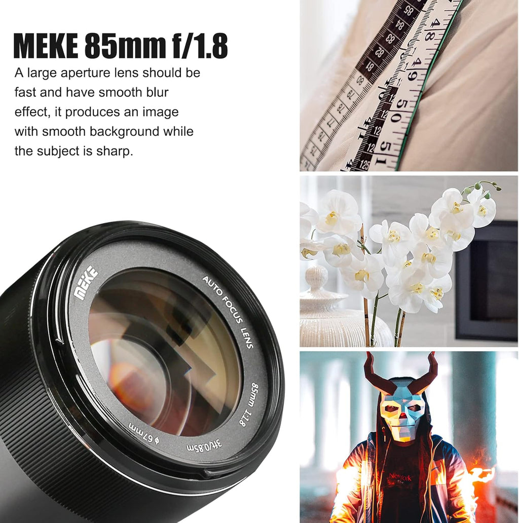 85mm F1.8 Full Frame Auto Focus Lens for EF Mount Digital SLR Cameras K358